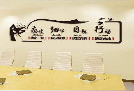  鹿邑企业文化墙主要展示什么？