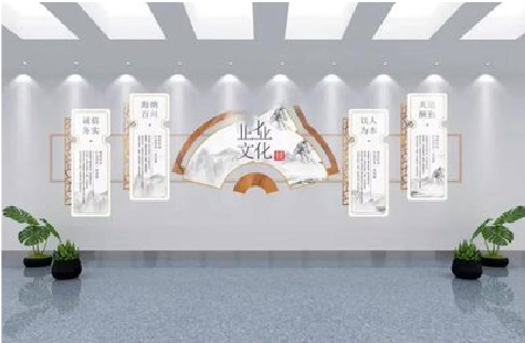  鹿邑企业文化墙设计的核心要素。