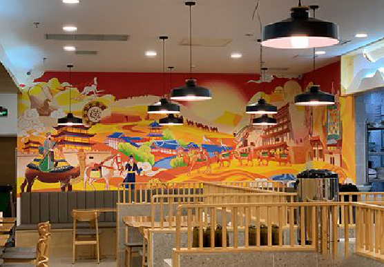  鹿邑商业空间彩绘介绍。