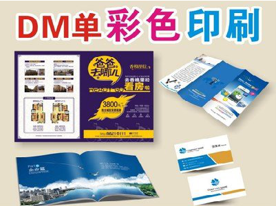  鹿邑单页印刷，色彩搭配简单。