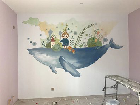  鹿邑手绘墙的特点及优势。