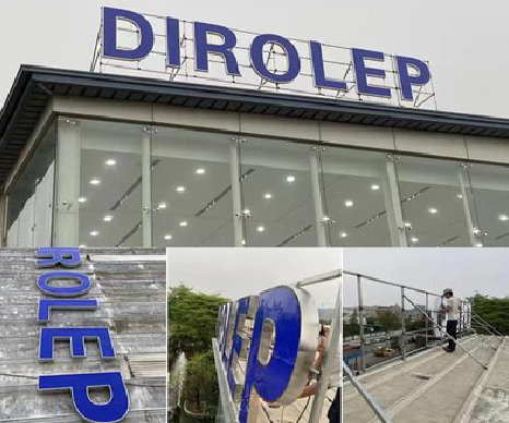  鹿邑楼顶发光字安装的注意事项。